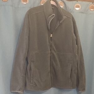 Lands' End  Grey Fleece Jacket